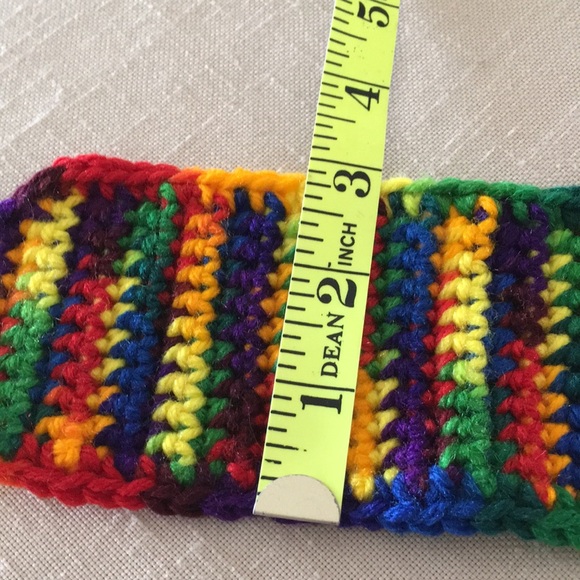 HAND CRAFTED Small Pet Cowl Crochet Colorful - Picture 8 of 8